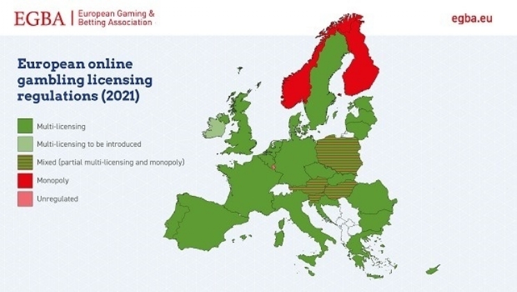 EGBA: licenciamento múltiplo tornou-se o regulamento de jogos de azar online preferido na Europa