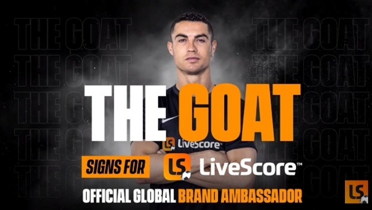 Cristiano Ronaldo se junta à LiveScore como embaixador da marca