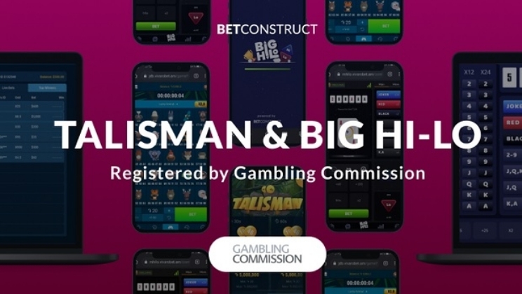 BetConstruct recebe luz verde para fornecer dois jogos sob sua licença UKGC