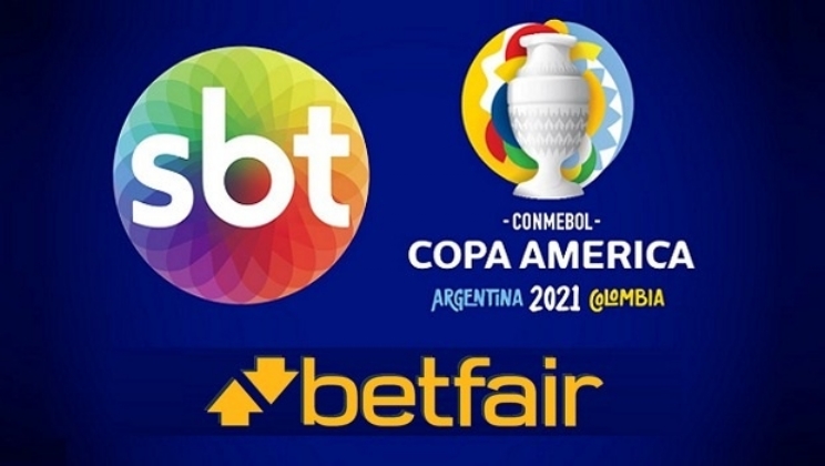 SBT fecha acordo máster com Betfair para a Copa América