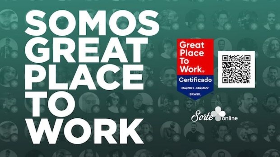 Sorte Online wins the ‘Great Place to Work Brasil’ seal - ﻿Games