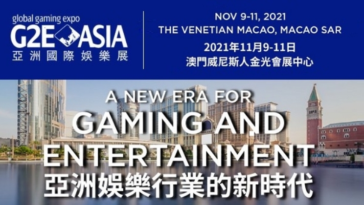 G2E Asia será realizado em novembro de 2021 no Venetian Macao