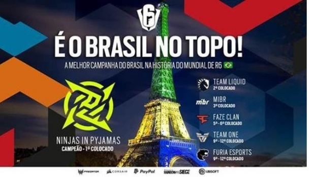 Equipes brasileiras de eSports faturam mais de R$ 10 milhões e título inédito do Rainbow Six Siege
