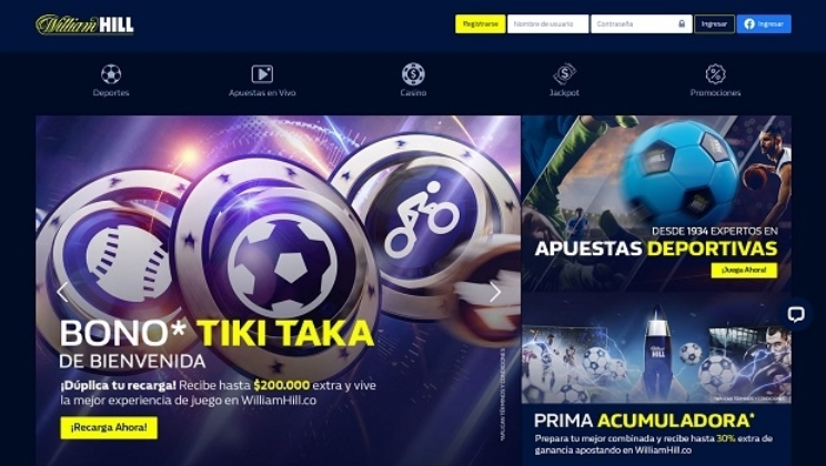 William Hill entra na América Latina com lançamento na Colômbia