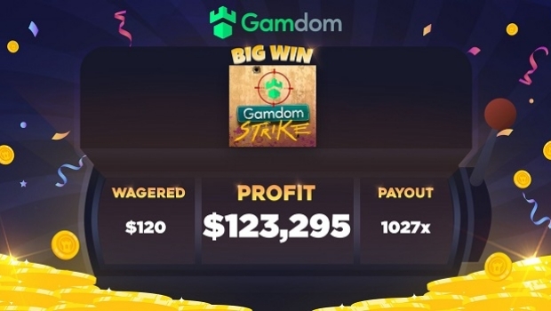 Game of Brazilian developer Caleta pays US$123k on Gamdom website