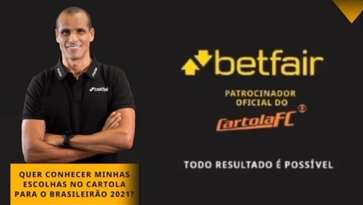 Betfair é o novo patrocinador do Cartola FC e Rivaldo escala seu time para o fantasy game