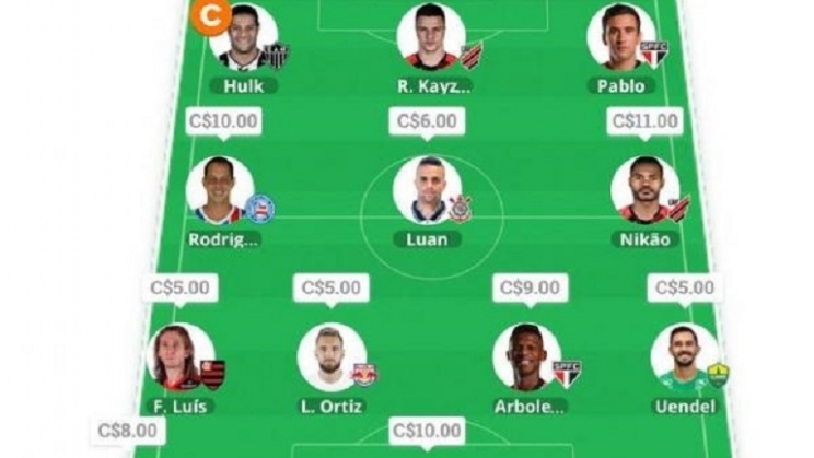 Betfair é o novo patrocinador do Cartola FC e Rivaldo escala seu time para o fantasy game