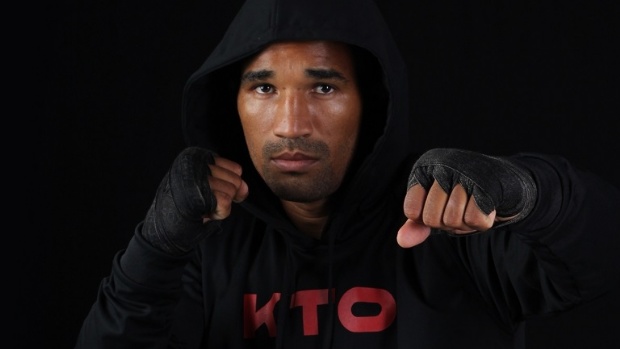 Boxer Esquiva Falcão is sponsored by KTO
