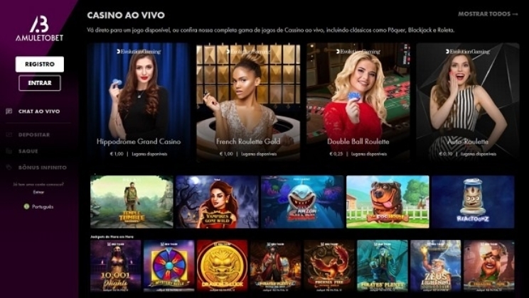 Hero Gaming lança site de apostas esportivas e jogos Amuletobet no Brasil