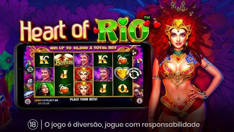 Pragmatic Play abraça o carnaval com ‘Heart of Rio’