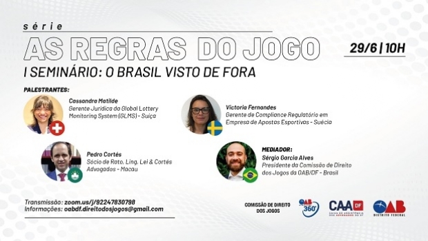 Seminário “O Brasil Visto de Fora” discutirá regulamentação, cassinos e investimentos