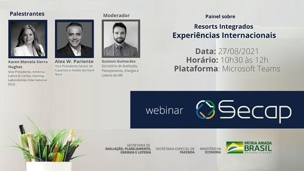 Com Hard Rock e GLI, Secap organiza painel resorts integrados com cassinos no Brasil