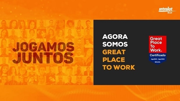 Intralot do Brasil is now a ‘Great Place to Work’