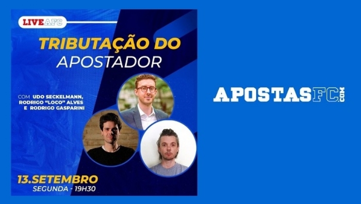 ApostasFC realiza webinar sobre tributação do apostador no mercado brasileiro