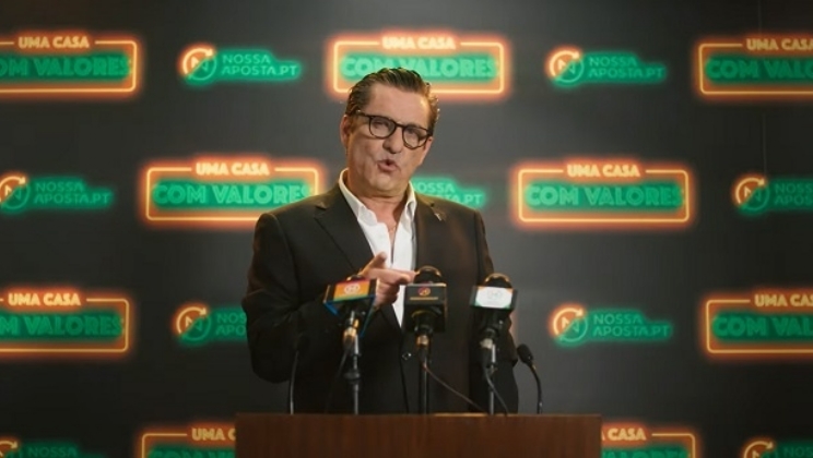 “Uma Casa com Valores” é o mote da nova campanha da Nossa Aposta com Paulo Futre