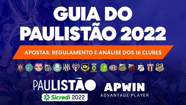APWin traz o Guia do Paulistão 2022 com análises e dicas para apostas esportivas