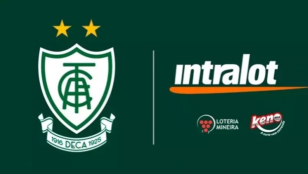 Intralot renova patrocínio com America e a marca Keno Minas passa para frente da camisa