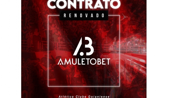 Amuleto Bet e Atlético-GO renovam patrocínio máster para toda a temporada de 2022