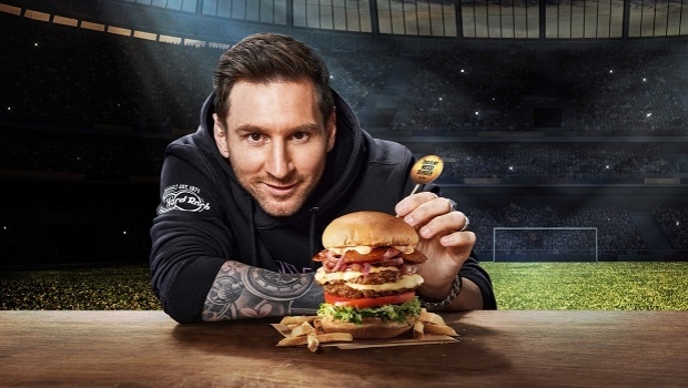 Hard Rock lança programa piloto para novo hamburguer em parceria com Lionel Messi