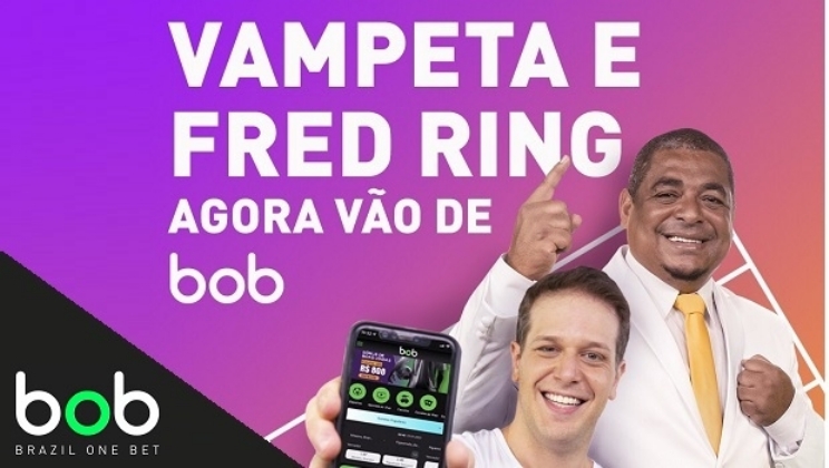 Pelas mãos de Vampeta, a casa de apostas online BOB chega ao mercado brasileiro