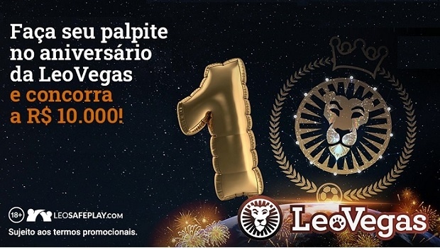 LeoVegas celebrates 10 years with promotions and great prizes for Brazil