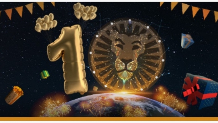 LeoVegas comemora 10 anos com promoções e grandes prêmios para o Brasil