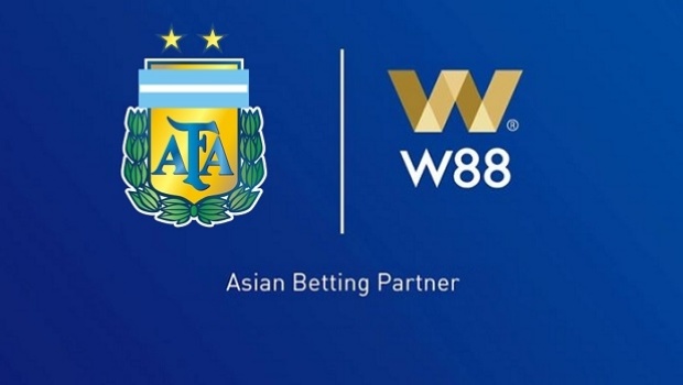 Argentine Football Association presents bookmaker W88 as regional sponsor in Asia