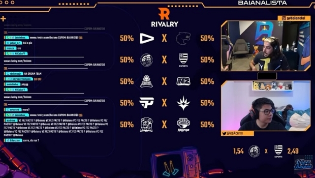 Rivalry aposta forte no LoL e incorpora Baiano, mega streamer brasilero de Twitch