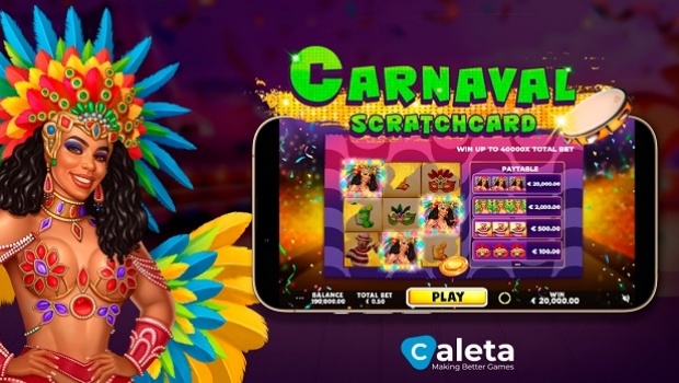 Brazilian Caleta Gaming launches Carnival Scratchcard