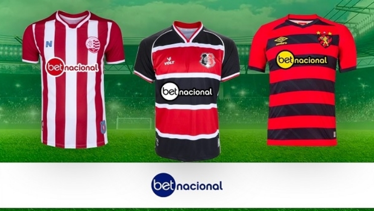 Betnacional é o novo patrocinador máster de Sport, Náutico e Santa Cruz