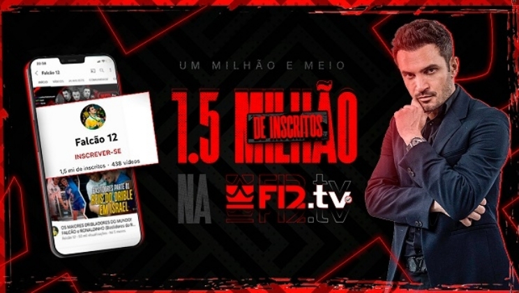 Canal oficial de Falcão alcança 1,5 milhão de inscritos no Youtube
