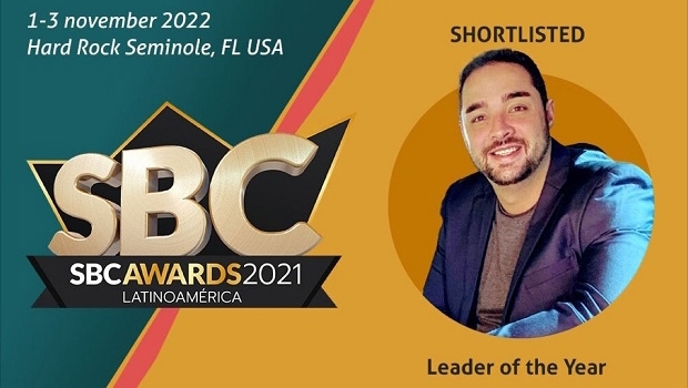 Thomas Carvalhaes is nominated for 'Leader of the Year' at SBC Awards