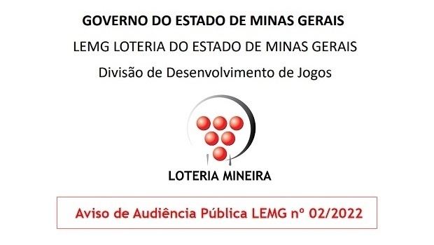 Loteria Mineira convoca interessados para audiência que discutirá novas modalidades