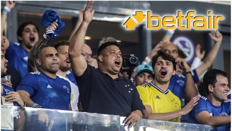 Betfair está próxima de fechar como nova patrocinadora máster do Cruzeiro por R$ 25 milhões