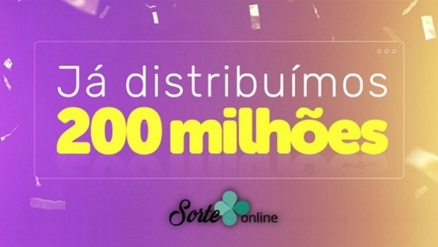 Sorte Online ultrapassa R$ 200 milhões em prêmios de loterias distribuídos