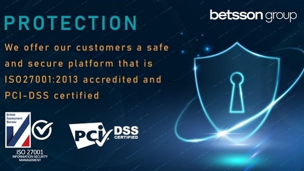 Betsson Group re-accredited with important security certification
