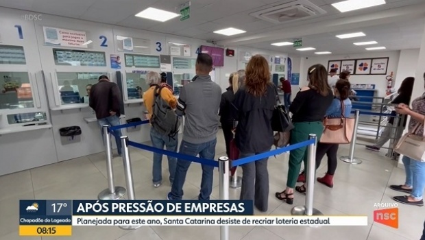 Santa Catarina desiste de relançar loteria estadual após pressão de lobistas