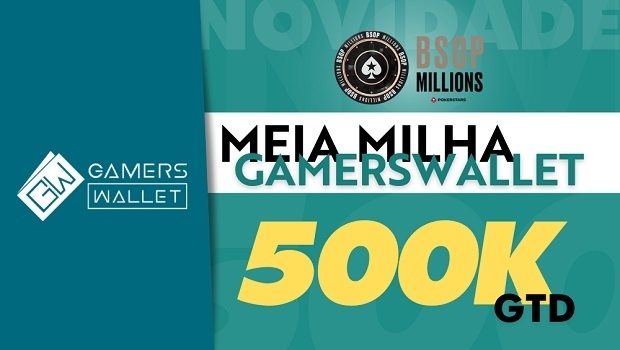 GamersWallet lança torneio especial “Meia Milha” com garantido de R$ 500 mil durante o BSOP