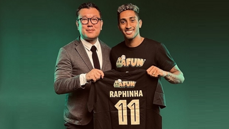 Convocado para a Copa do Mundo, Raphinha é o novo embaixador da AFUN no Brasil