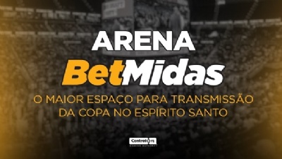 Arena da BetMidas será o maior espaço para transmissão de jogos da