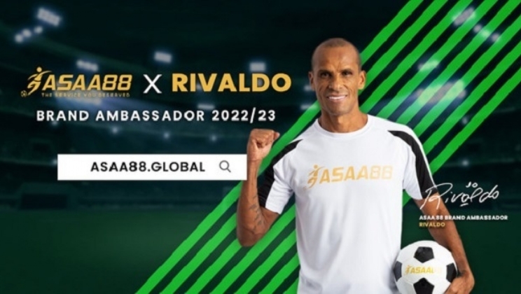 Rivaldo se junta ao Asaa88 como embaixador de marca do grupo