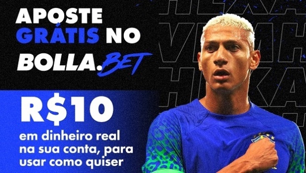 Bolla Bet lança campanha “Vem Hexa!” com apostas grátis de R$ 10 e estreia comercial na SportTV