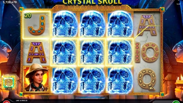 Endorphina lança seu mais novo slot de aventura Crystal Skull