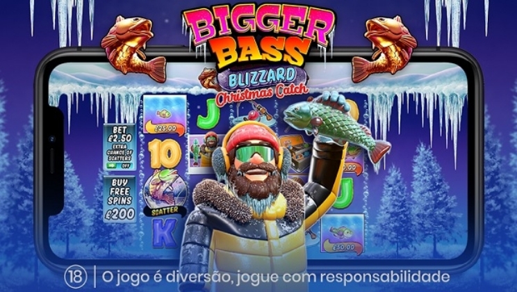 Pragmatic Play mostra as vitórias em Bigger Bass Blizzard Christmas Catch™