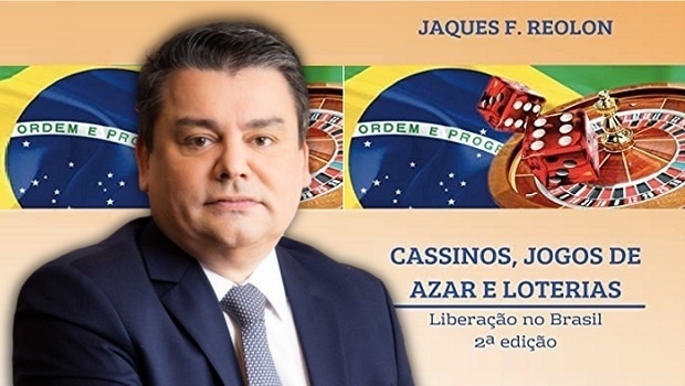 Jaques Reolon lança segunda edição de livro sobre jogos e cassinos no Brasil