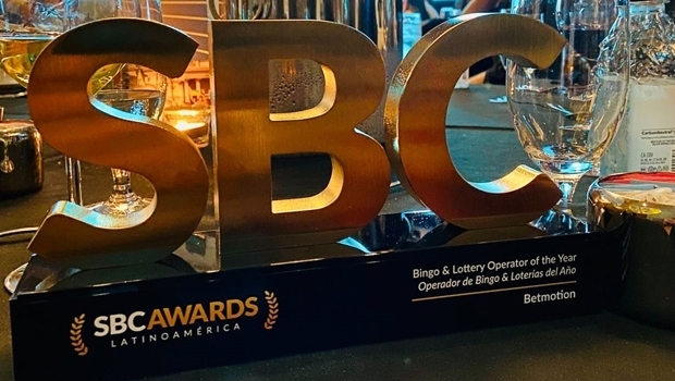 Betmotion was awarded 'Bingo Operator and Lottery of the Year'
