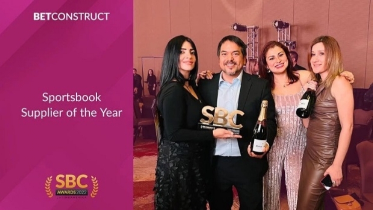 BetConstruct foi coroada ‘Sportsbook Supplier of the Year’