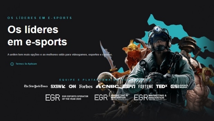 Unikrn chega ao Brasil e apresenta apostas em videogames e eSports
