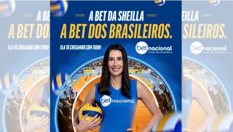 Betnacional anuncia Sheilla como embaixadora do vôlei feminino