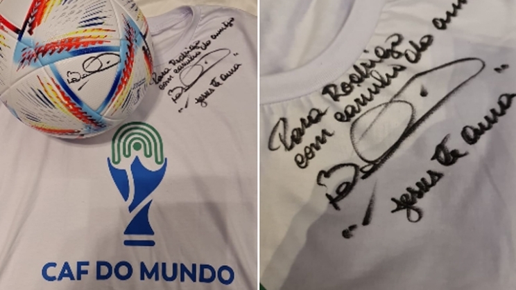 Caf realiza ação com o líder do Tetra Bebeto para clientes e parceiros